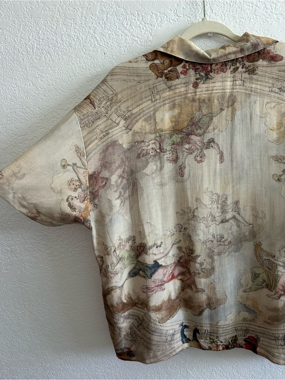 PacSun x THE MET Art Museum Deliverance Muriel Art Button Up Short Sleeve Shirt - Picture 5 of 7